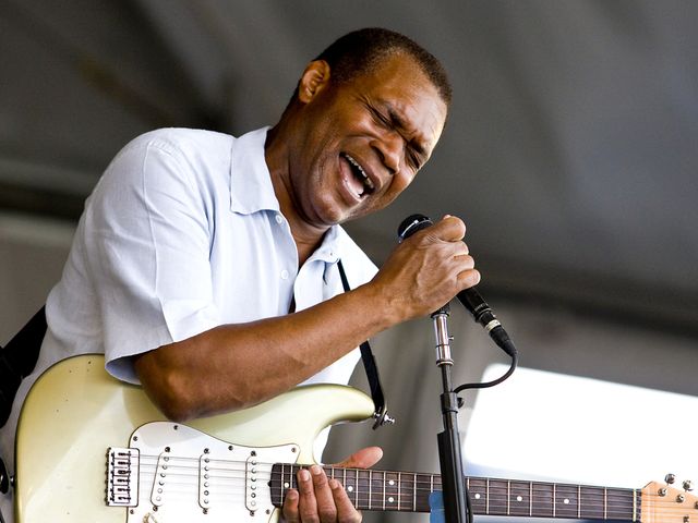 Cray preaches blues power in New Orleans last year
