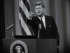 President Kennedy addresses the Nation - and the crisis - from Washington in 1962