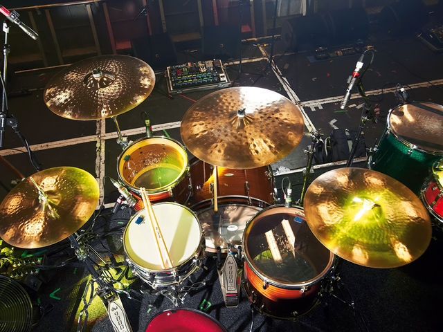 Brian Lane's Brand New drum setup in pictures