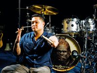 Eric Hernandez's Bruno Mars drum setup in pictures