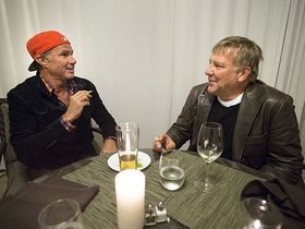 In conversation: Chad Smith with Alex Lifeson - in pictures