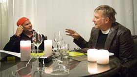 In conversation: Chad Smith with Alex Lifeson - in pictures