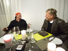 In conversation: Chad Smith with Alex Lifeson - in pictures