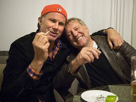 In conversation: Chad Smith with Alex Lifeson - in pictures