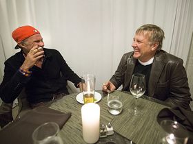 In conversation: Chad Smith with Alex Lifeson - in pictures