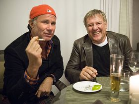 In conversation: Chad Smith with Alex Lifeson - in pictures