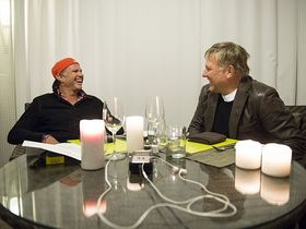 In conversation: Chad Smith with Alex Lifeson - in pictures