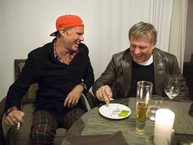 In conversation: Chad Smith with Alex Lifeson - in pictures