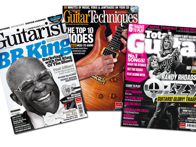 A subscription to Guitarist, Guitar Techniques or Total Guitar