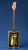 Three-string acoustic/electric with piezo pickup