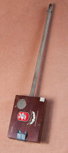 One-string acoustic made from a broom handle