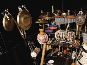 The Cirque Du Soleil's percussion setup in pictures