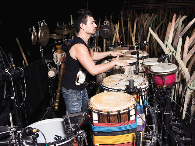 From drums to percussion…