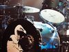 "On the bass drum I use a flam pad and moleskin padding"