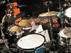 Toy drums and a two-by-four woode block! ((Tony Woolliscroft))
