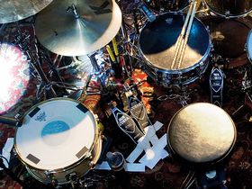 Deftones drum setup: Abe Cunningham's kit in pictures