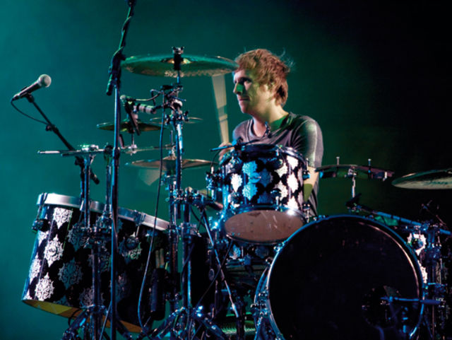 Muse's Dom Howard's drum setup