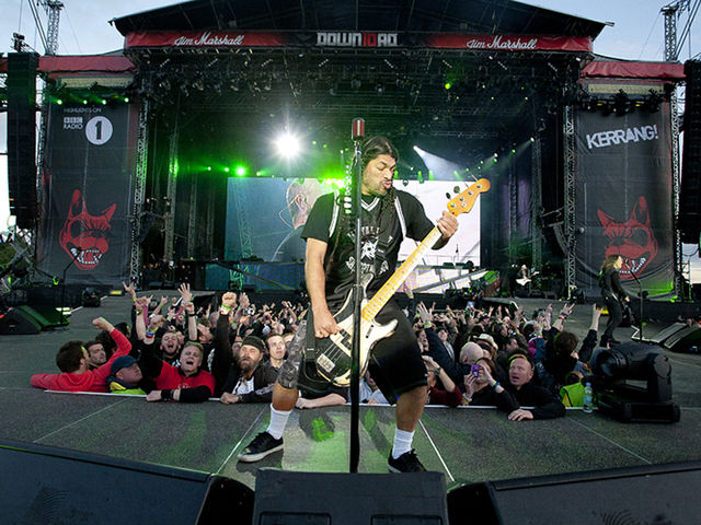 Metallica bassist Robert Trujillo