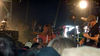 The Red Bull Bedroom Jam tent is bursting at the seams as the Foos man rocks out