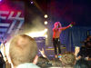 Continuing the spandex theme, Finland's Reckless Love play to a packed Pepsi Max tent. These boys could be as big as their hair