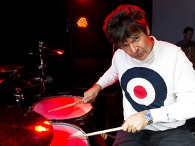 Clem Burke's drum setup in pictures