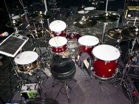Clem Burke's drum setup in pictures