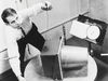 1955 Stockhausen: "left a bit; right a bit; perfect!"