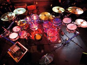John Jenkins' Example drum setup in pictures