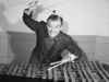 Spike Jones playing a Xylophone in 1957