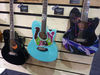 "Milestones of musical history" From L-R: Ibanez Talman TCY20102-BK (with vinyl record-style pickguard!), TCY20103 and TCY20104-BK