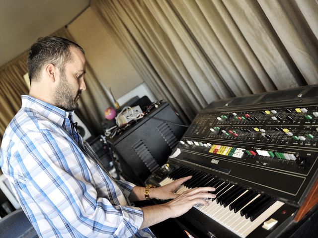 Fred Falke and his Yamaha CS80