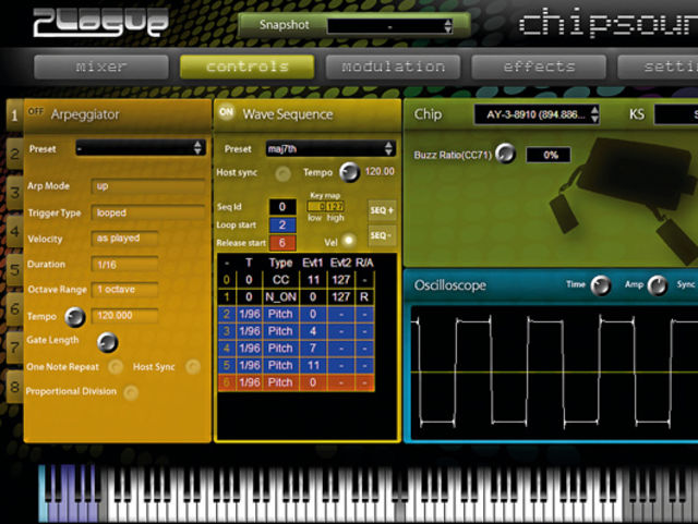 Quick arpeggios