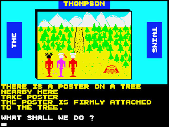 Thompson Twins Adventure Game