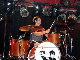 The Gaslight Anthem's drum setup in pictures