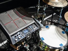 Karl Brazil's Girls Aloud drum setup in pictures
