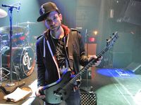 Good Charlotte's Billy Martin and his live setup