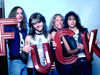 Burton (left) and his Metallica bandmates spell it out for you