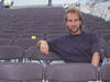 Mike Rutherford relaxes ahead of a US date on Genesis' 1992 world tour