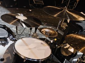 Interpol's drum setup in pictures