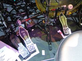 Jason Bonham's Led Zeppelin Experience drum setup in pictures