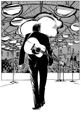 18-page preview: Johnny Cash - I See A Darkness graphic novel
