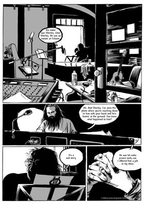 18-page preview: Johnny Cash - I See A Darkness graphic novel