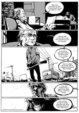 18-page preview: Johnny Cash - I See A Darkness graphic novel