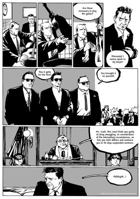 18-page preview: Johnny Cash - I See A Darkness graphic novel