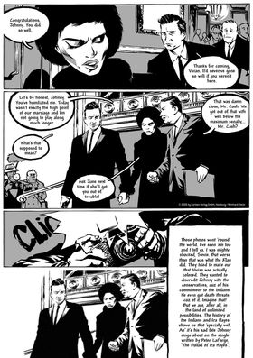 18-page preview: Johnny Cash - I See A Darkness graphic novel