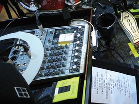 Kasabian's drum setup in pictures