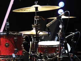 Kasabian's drum setup in pictures