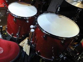 Kasabian's drum setup in pictures