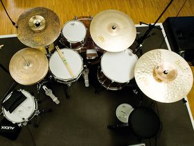 Thomas Lang and Benny Greb's drum setups in pictures