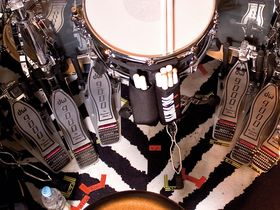 Thomas Lang and Benny Greb's drum setups in pictures
